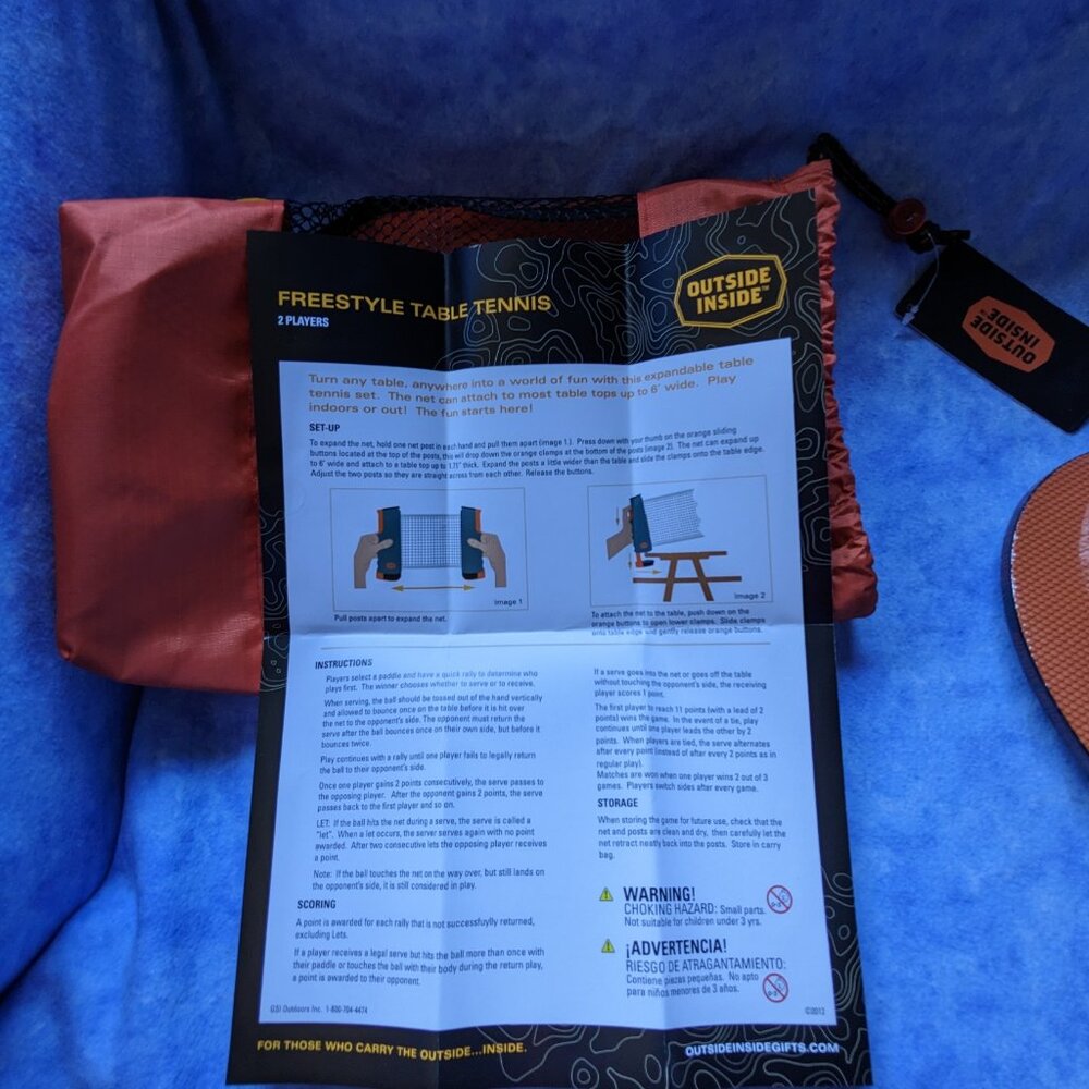 Portable Table Tennis Set - Picture 5 of 9